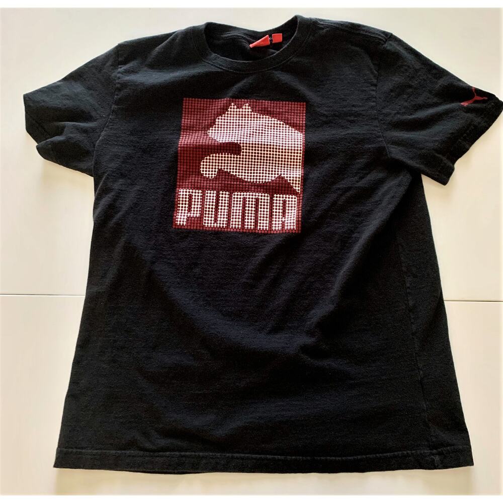 Puma Logo‎ Black T-Shirt